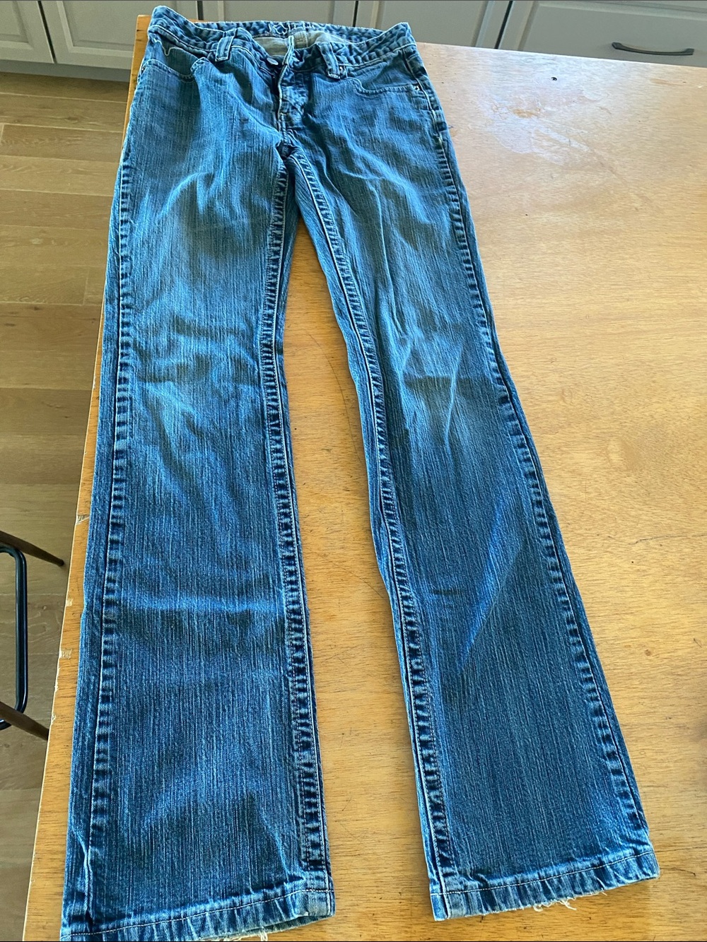Kimes Ranch Jolene Blue Flared Denim Jeans 8x36